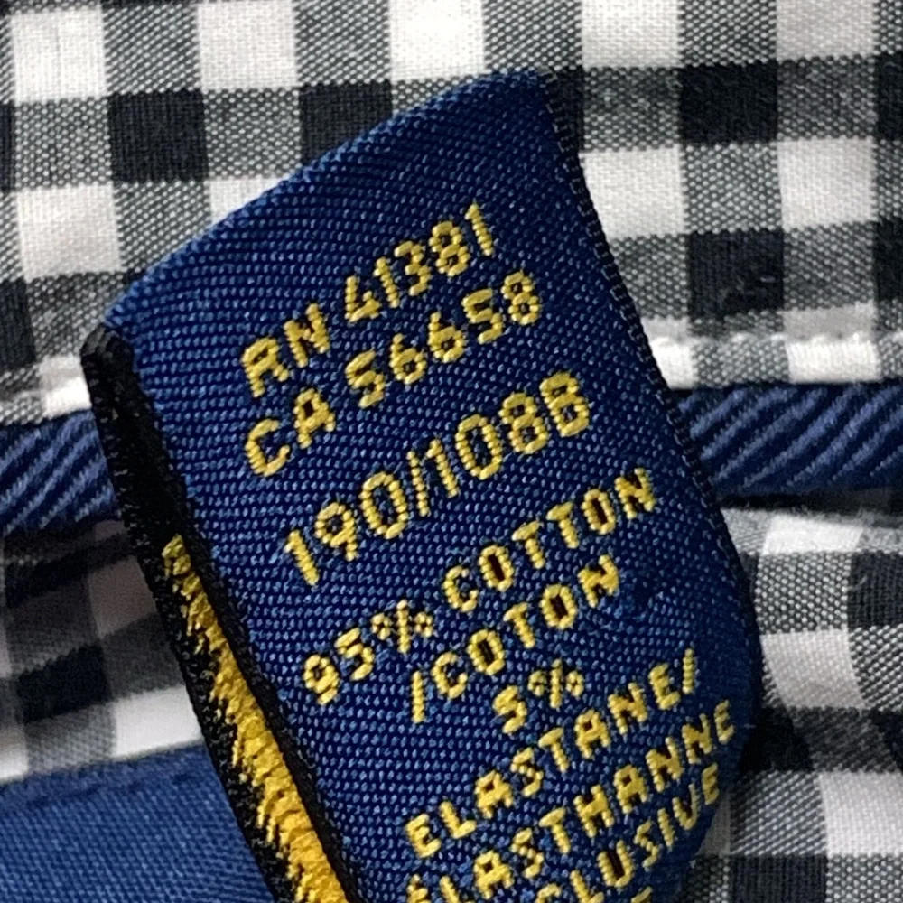 Mens Polo Ralph Lauren Gingham Slim‎ Fit Button Up Stretch Casual Shirt